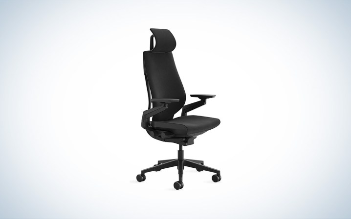  Steelcase Gesture big-and-tall office chair against a white background