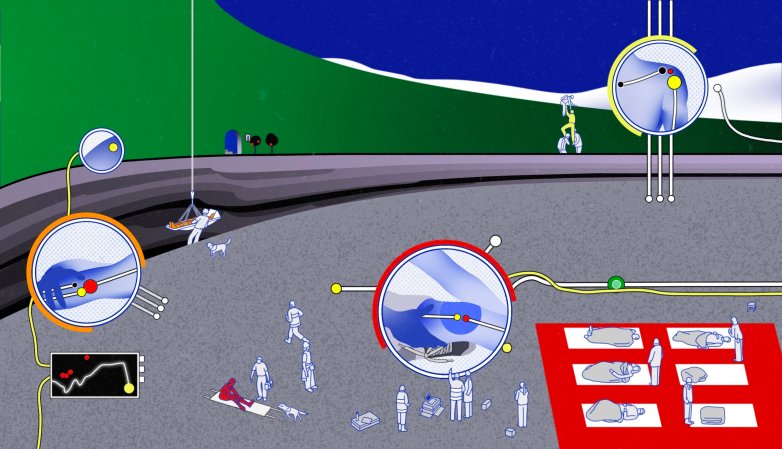 mass-casualty triage occurring via different technologies