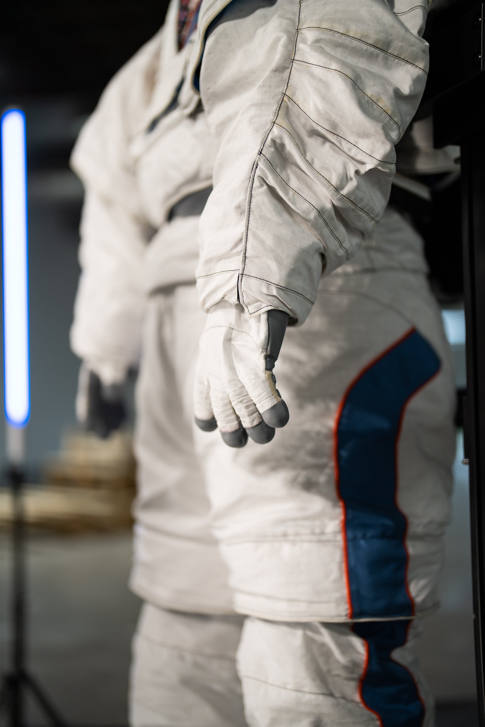 Closeup of Axiom Prada spacesuit exterior