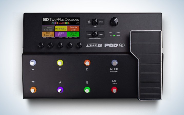  Line 6 POD GO guitar pedal against a white background