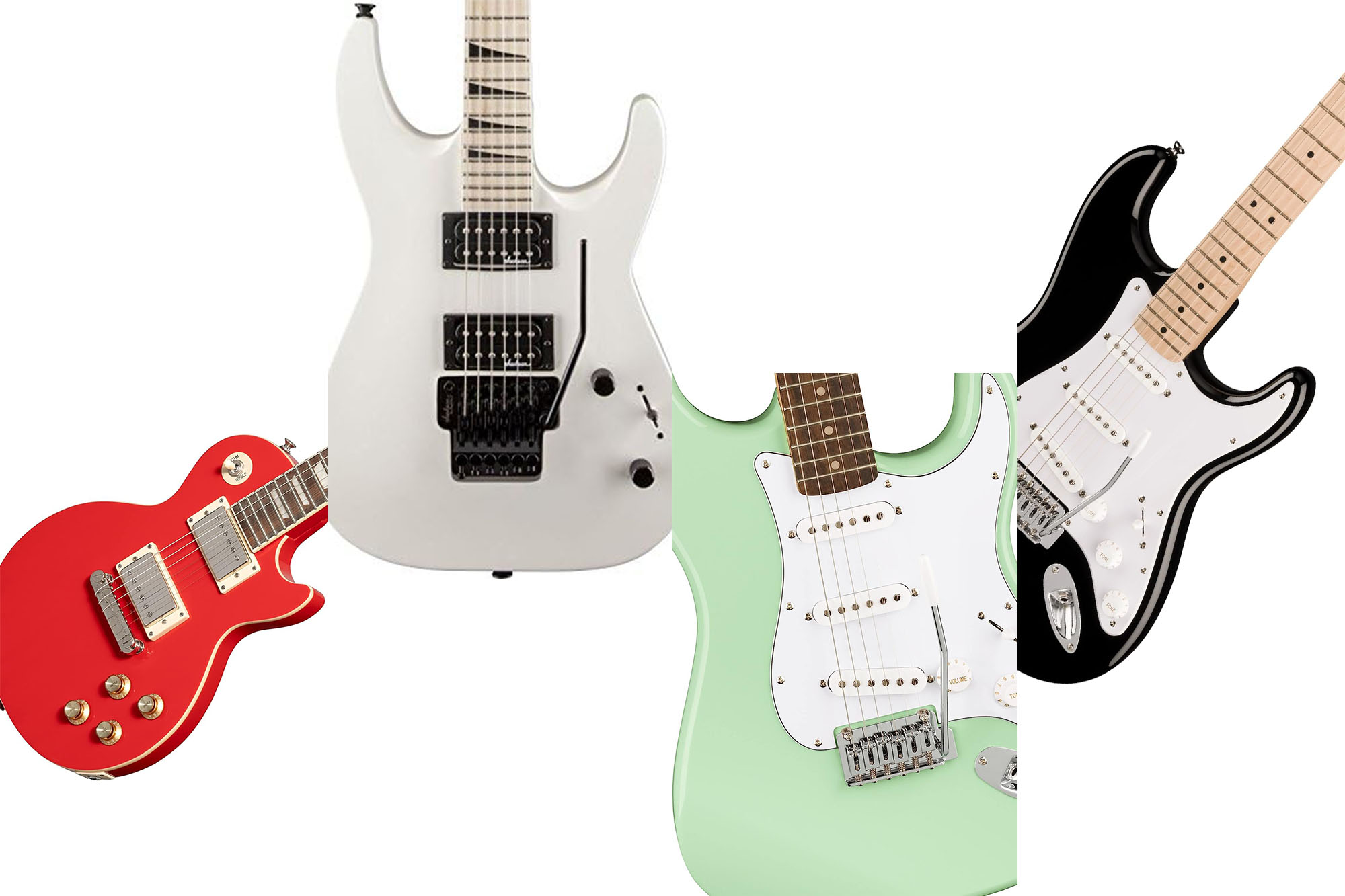 Best cheap electric guitars sliced header