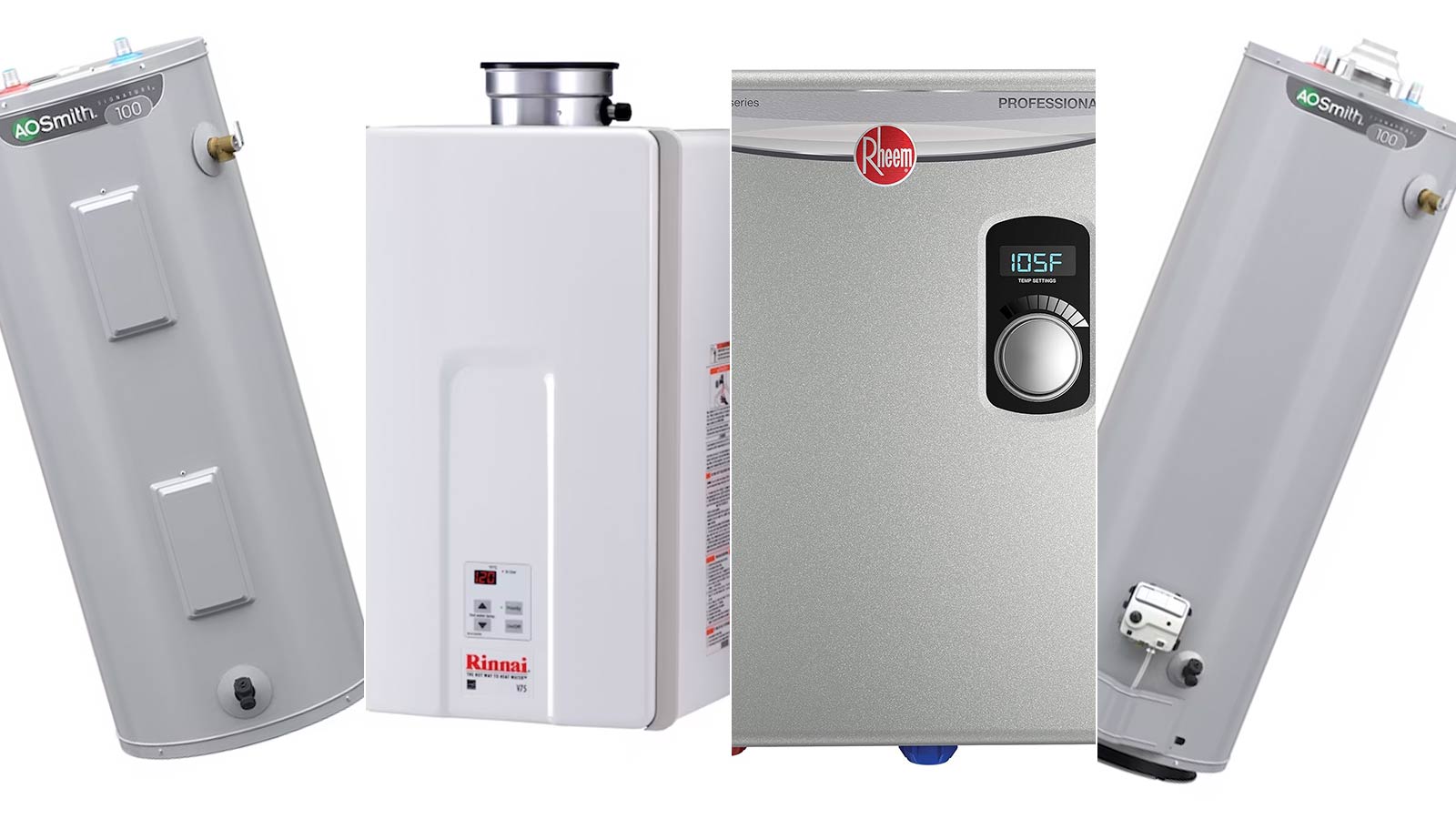 The best hot water heaters