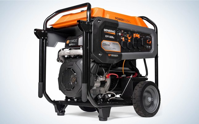 Generac 7706 GP18000EFI Portable Generator on a plain background