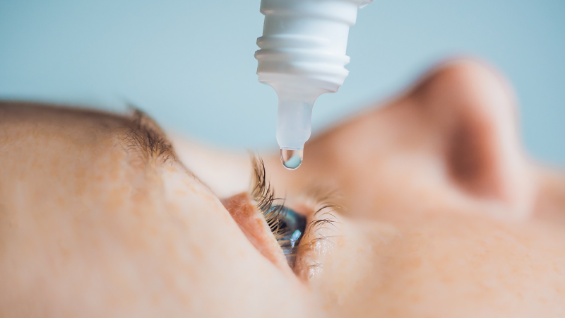 Stop using homeopathic eye drops