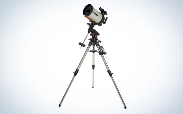  The Celestron Advanced VX 8 Edge HD on a plain background