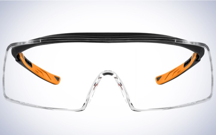  NoCry's Safety Glasses Over Eyeglasses on a plain white background.