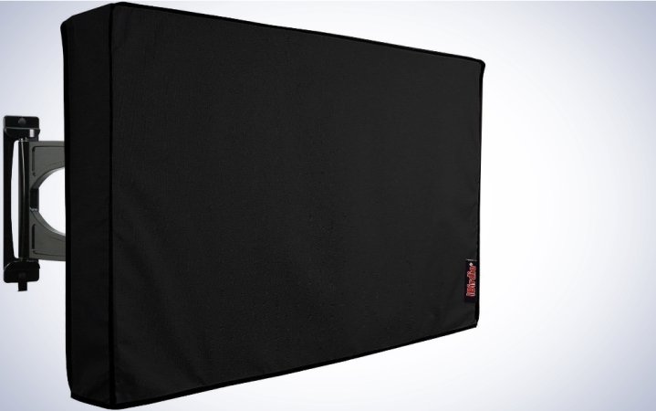  iBirdie Outdoor Waterproof and Weatherproof TV Cover on a plain white background.