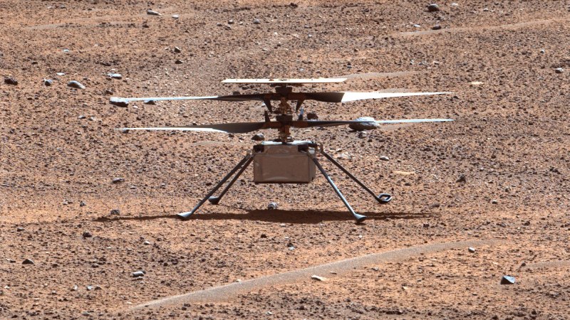 Ingenuity rotocopter on Mars