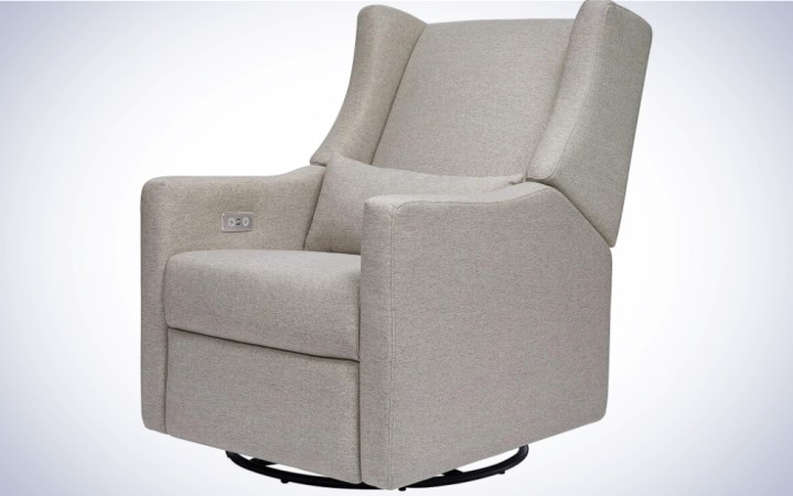  Babyletto Kiwi Electronic Power Recliner and Swivel Glider on a plain white background.