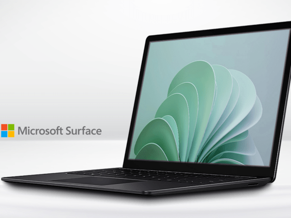 A Microsoft Surface 3 on a plain background.