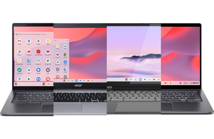 The best chromebooks for students in 2024 on a plain white background.