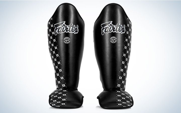  Black Fairtex shin guards