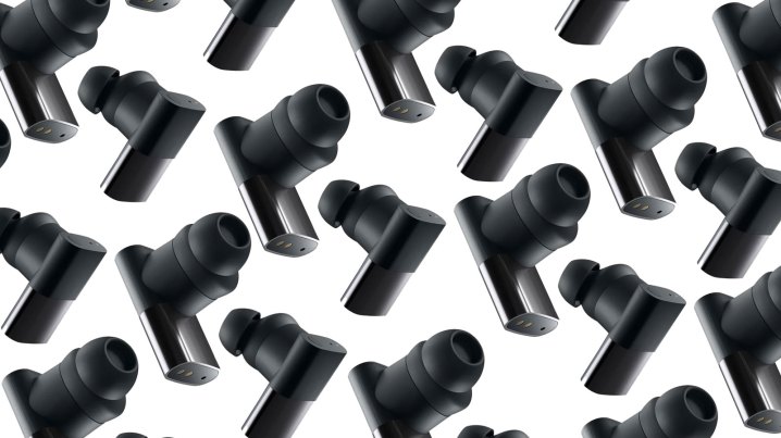An array of Status 3ANC earbuds on a plain background
