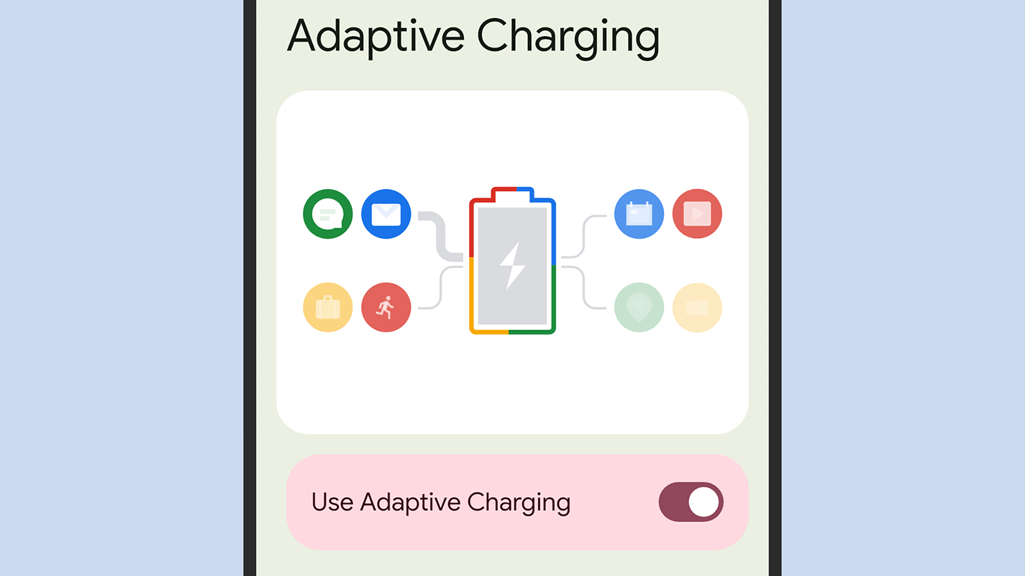 adaptive charging screenshot