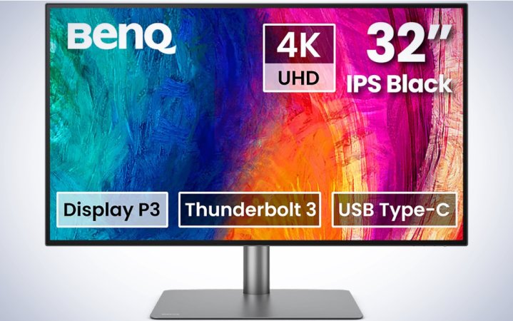  BenQ DesignView PD3225U on a plain white background.