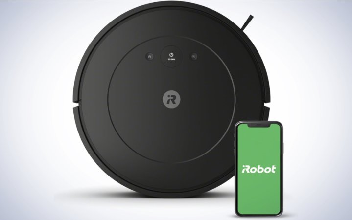  iRobot Roomba Vac Essential Robot Vacuum on a plain white background.