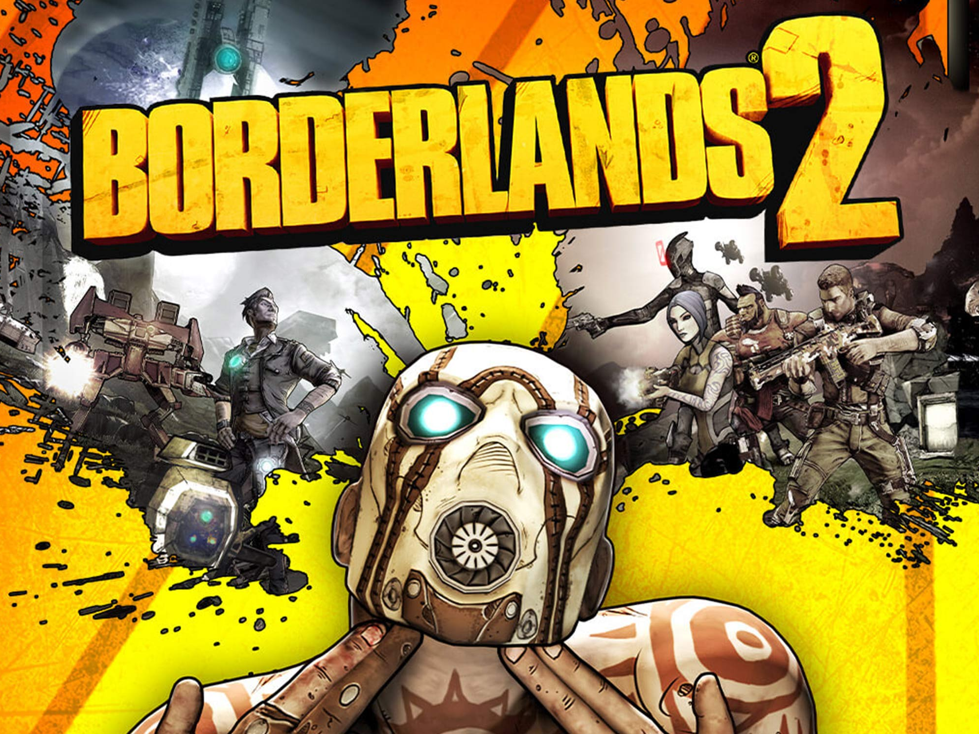 The cover of the Borderlands 2 video game.