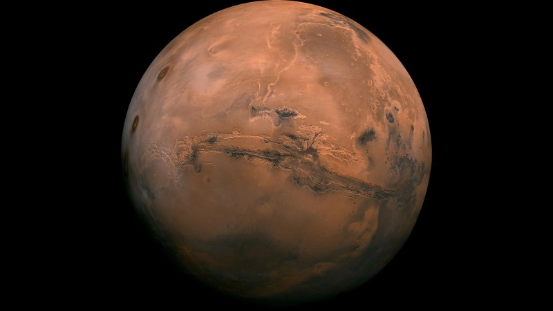 Image of the planet Mars