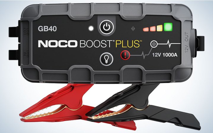  Noco Boost Plus car jump starter on a plain background on-sale for Prime Day