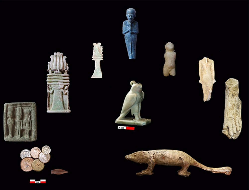 Artifacts found at Temple of Buto in Egypt