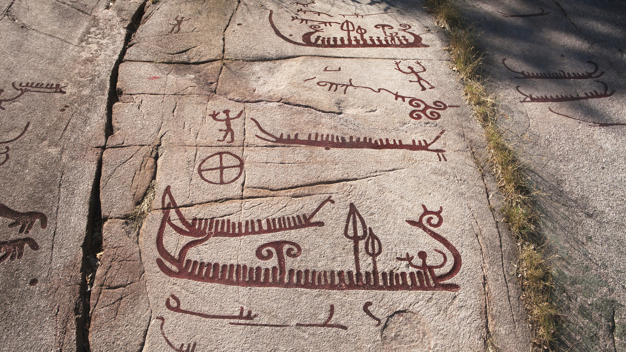 In Scandinavia, early people adorned rocks with thousands of images of boats.