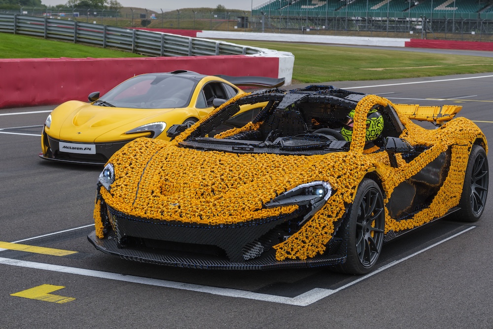 Science and Nature news LEGO McLaren P1 parked next to actual car