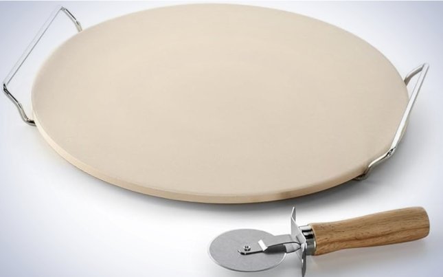 Nordic Ware Pizza Stone on a plain white background.