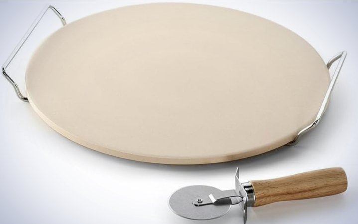  Nordic Ware Pizza Stone on a plain white background.