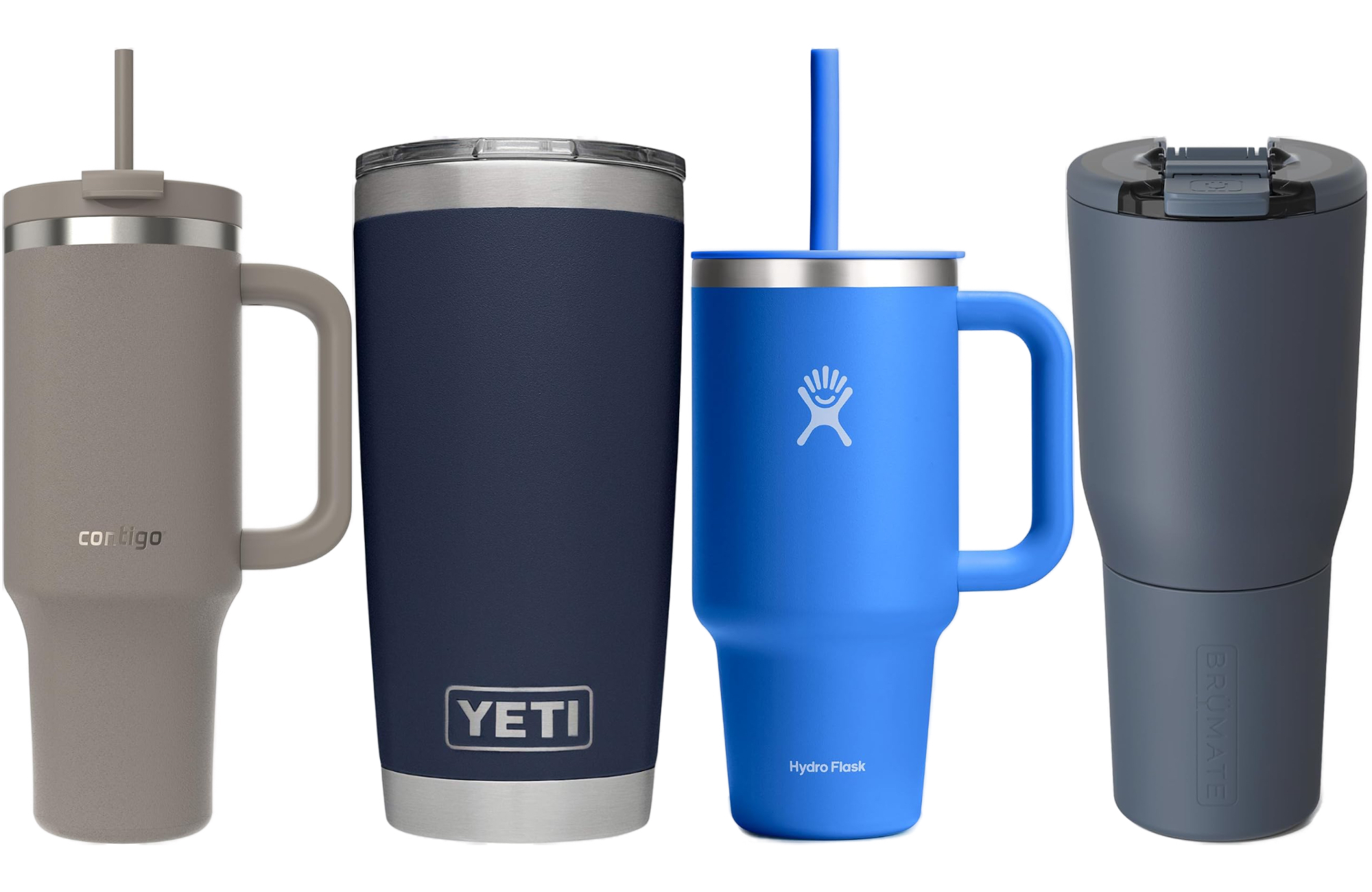 The best insulated tumblers of 2024 on a plain white background.