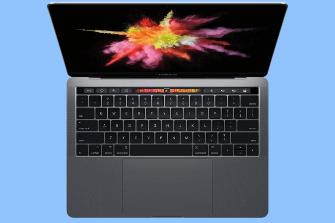 A refurbished MacBook Pro on a plain background.