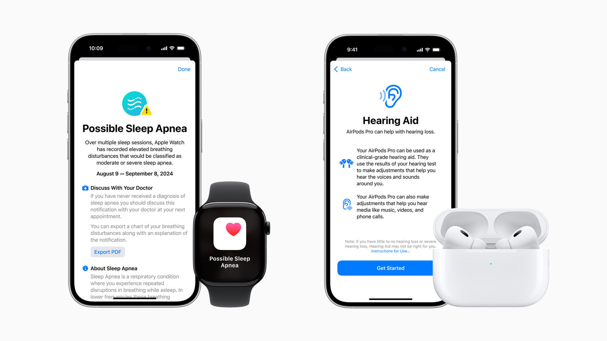 La FDA aprueba la detección del riesgo de apnea del sueño en el Apple Watch