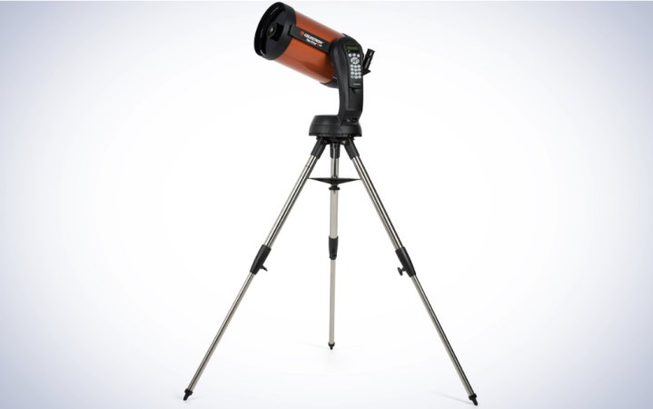  Celestron NexStar 8SE Telescope on a plain white background.