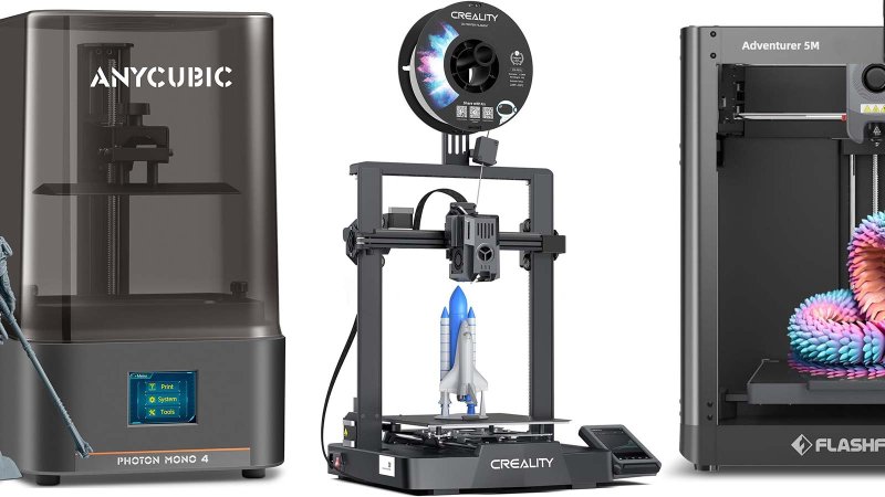 The best 2024 Amazon Prime Day 3D printer deals arranged in a row