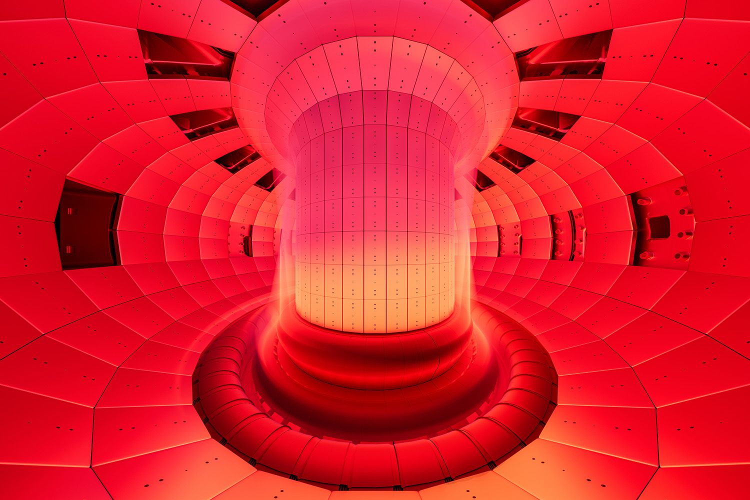 3D rendering nuclear fusion reactor