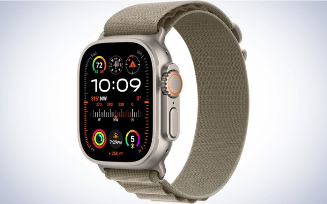 Apple Watch Ultra 2 on a plain white background.