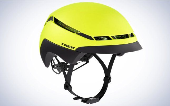 Trek Charge WaveCel Commuter Helmet on a plain white background.