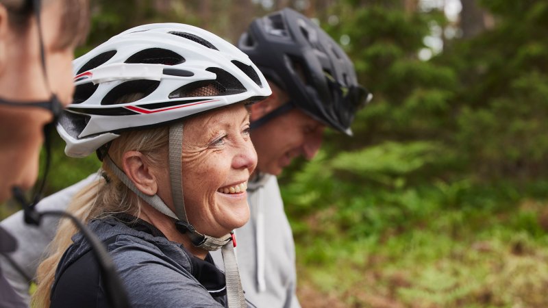 Modern bike helmets are made through complex materials engineering.