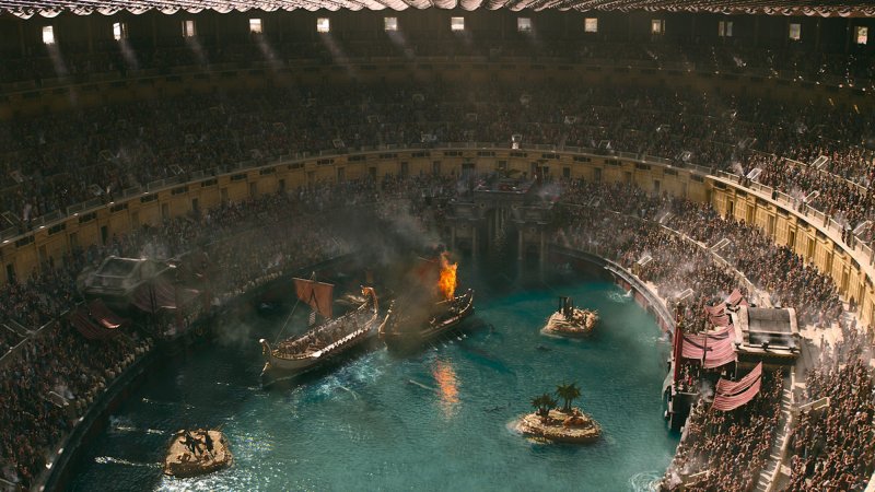 A still from Gladiator II