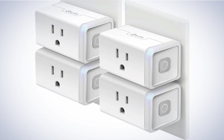  TP-Link Kasa Smart Plug (4-Pack) on a plain white background.