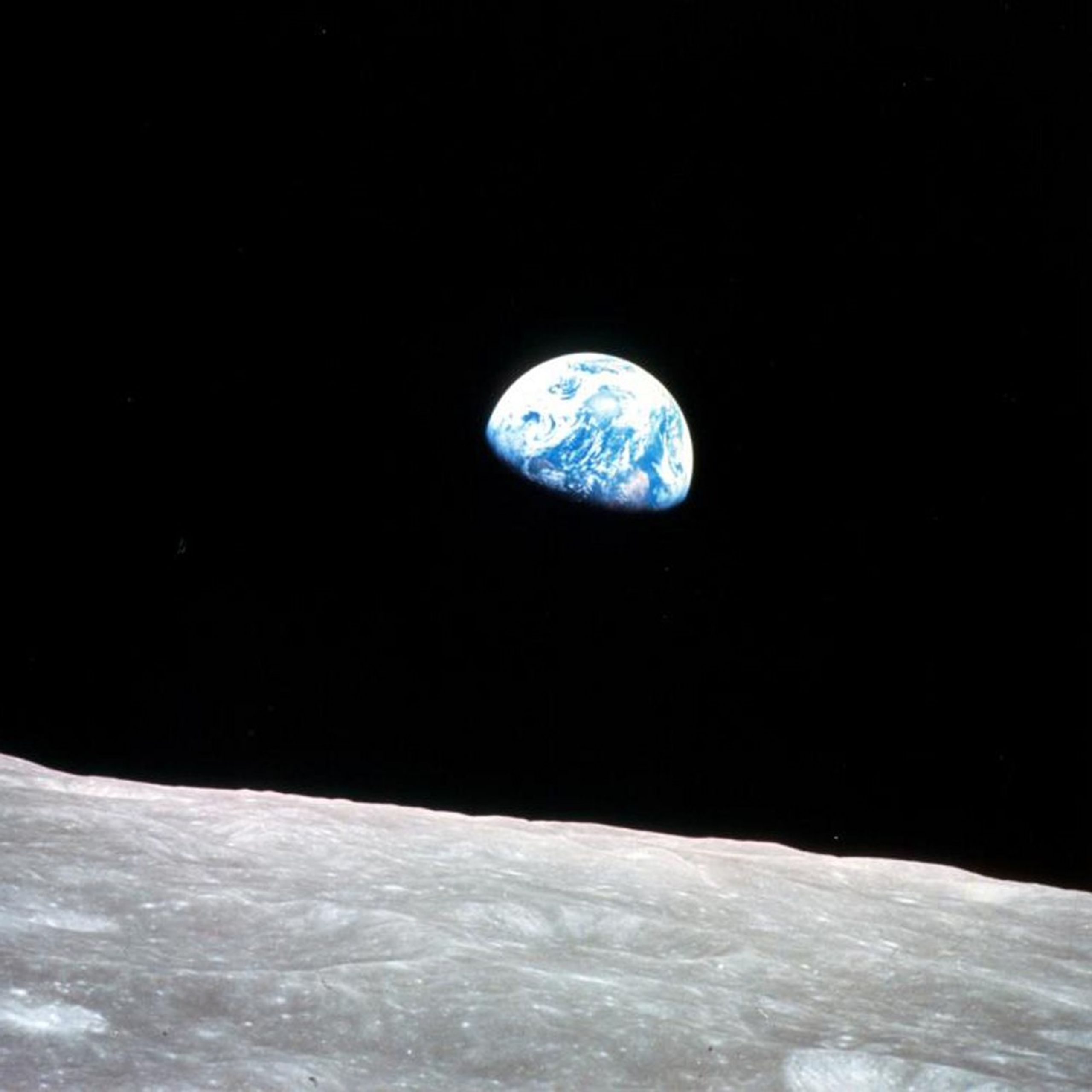 the earth as seen from the moon