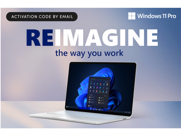 Header image for discounted Microsoft Windows 11 Pro lifetime license Stack Commerce sponsored deal