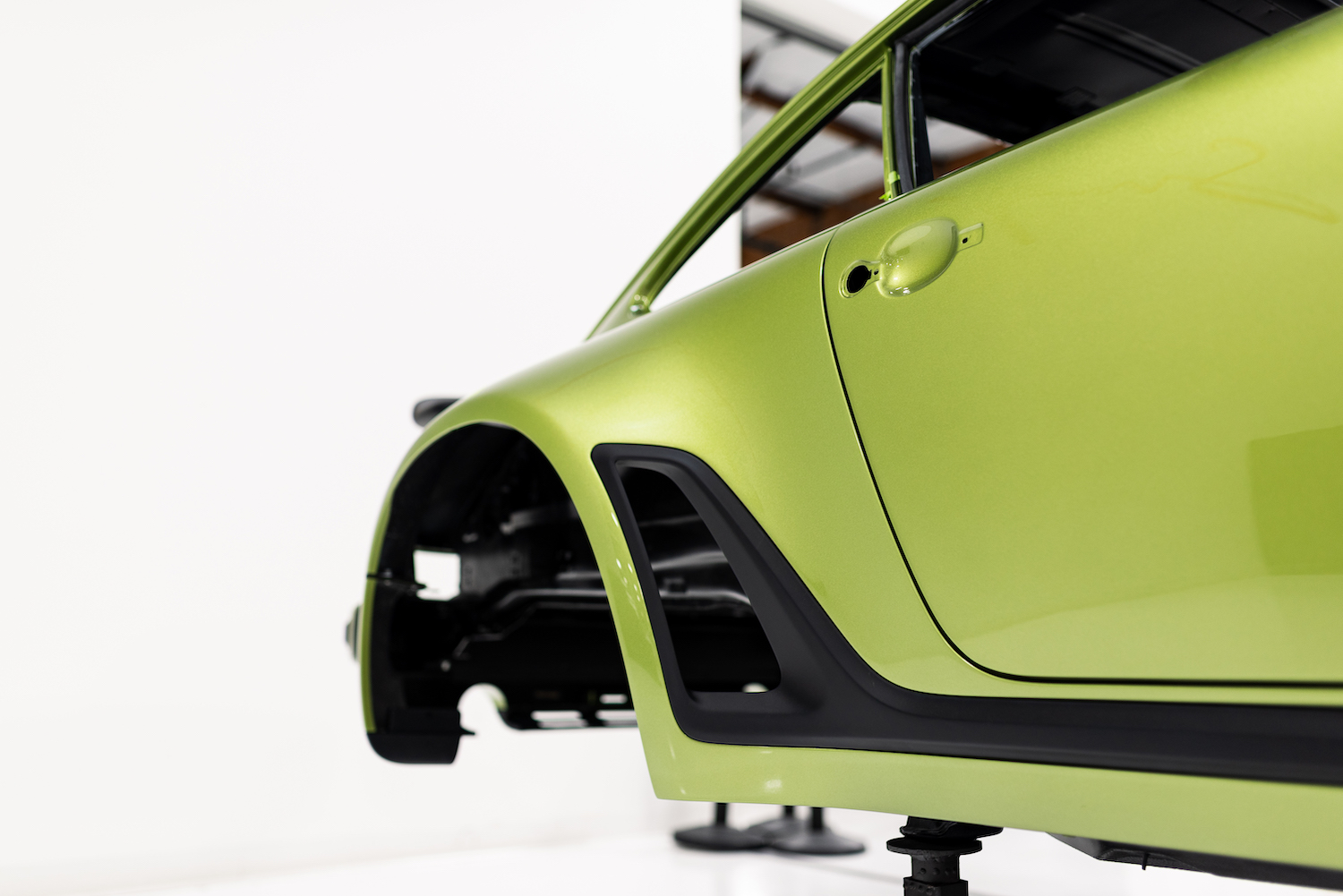 lime green car body