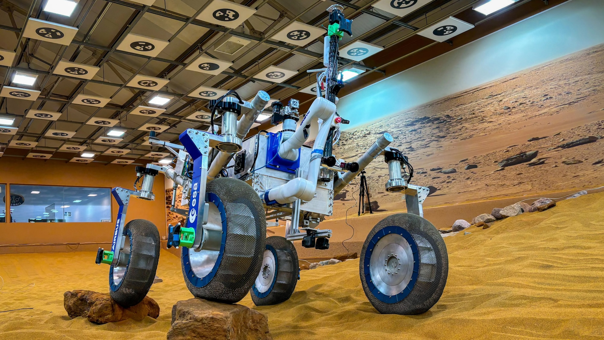 NASA teases bendable titanium wheels on future Mars rovers