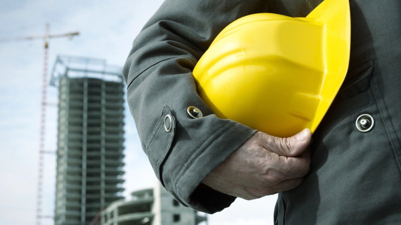 hard hat construction worker