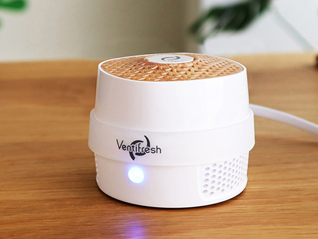 Product card image for discounted VentiFresh personal mini air purifier Stack Commerce sponsored deal