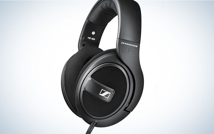  Sennheiser 569 headphones on a plain background