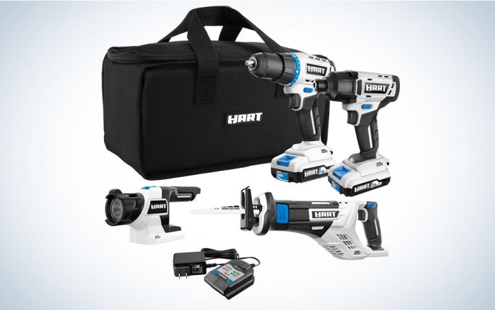  Hart tool kit on sale at Walmart on a plain background