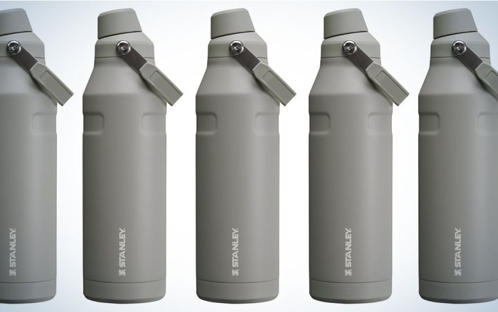  Stanley IceFlow 50-ounce bottles in a row