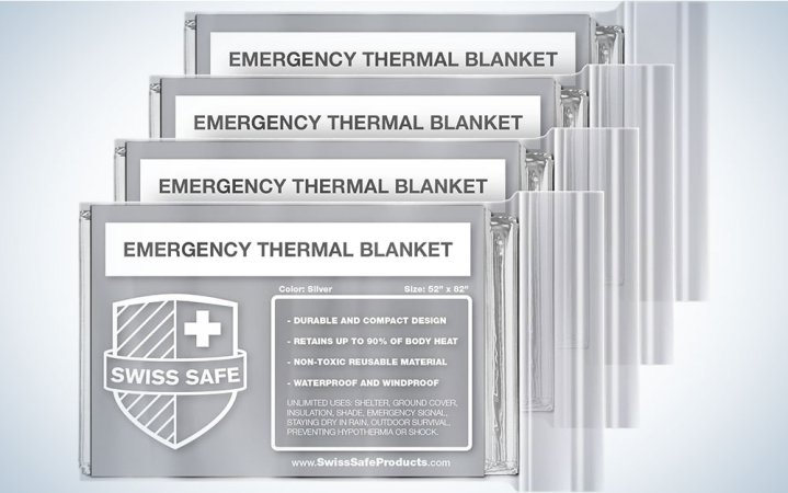  Swiss Safe Emergency Thermal Blankets